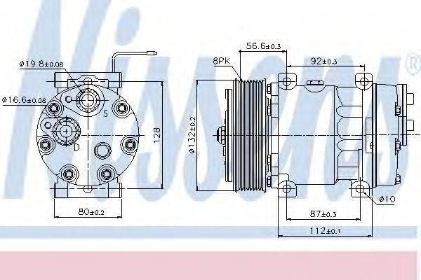 Компресор, кондиціонер NISSENS 89065