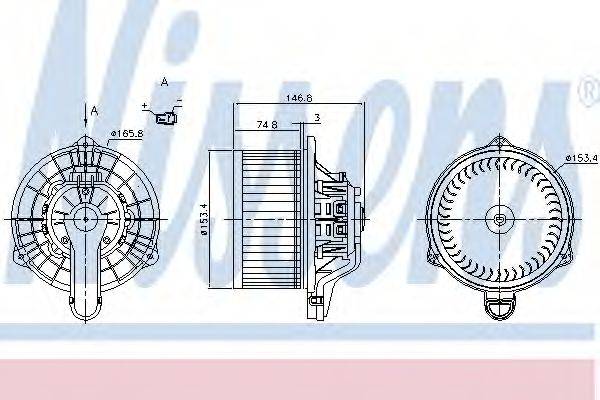 Вентилятор салону NISSENS 87162