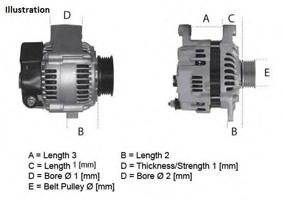 LUCAS ELECTRICAL LRA02839 Генератор