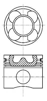 Поршень NURAL 87-114708-10