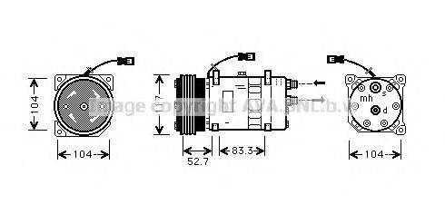 Компресор, кондиціонер AVA QUALITY COOLING CNAK222