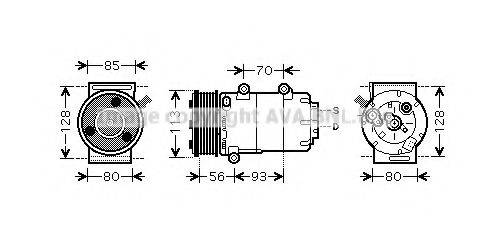 Компресор, кондиціонер AVA QUALITY COOLING FDAK416