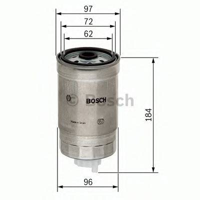 Паливний фільтр BOSCH F 026 402 036