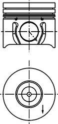 Поршень KOLBENSCHMIDT 40173610