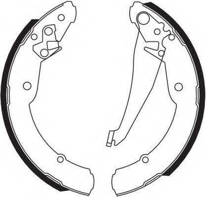 Комплект гальмівних колодок FERODO FSB549