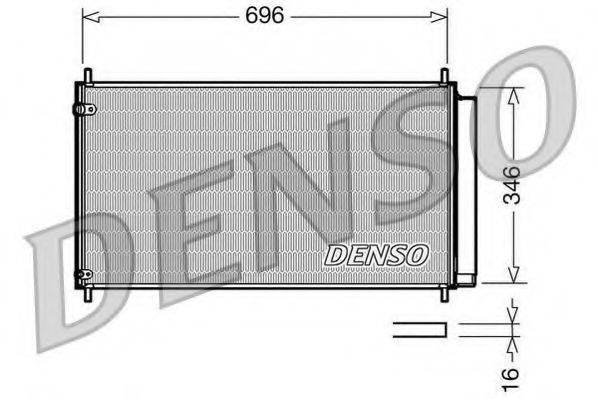 Конденсатор, кондиціонер DENSO DCN50022