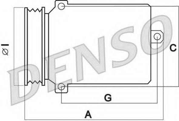 Компресор, кондиціонер DENSO DCP02055