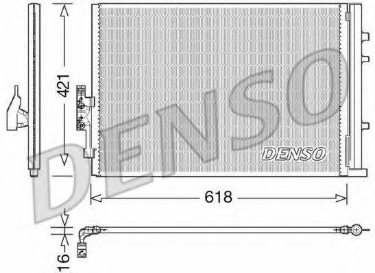 Конденсатор, кондиціонер DENSO DCN05016